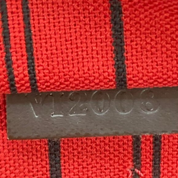 Authentic Louis Vuitton Neverfull PM Purse Damier Ebene Tote Shoulder Bag Red - Picture 14 of 15